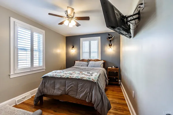 a view of wooden floor