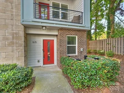 a front view of a house with entryway