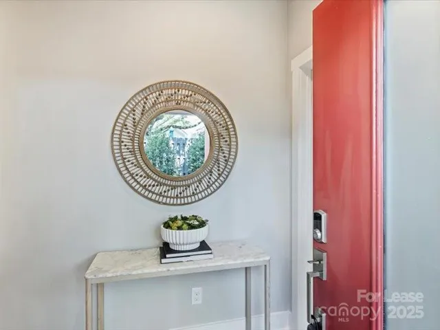 a close view of door lock