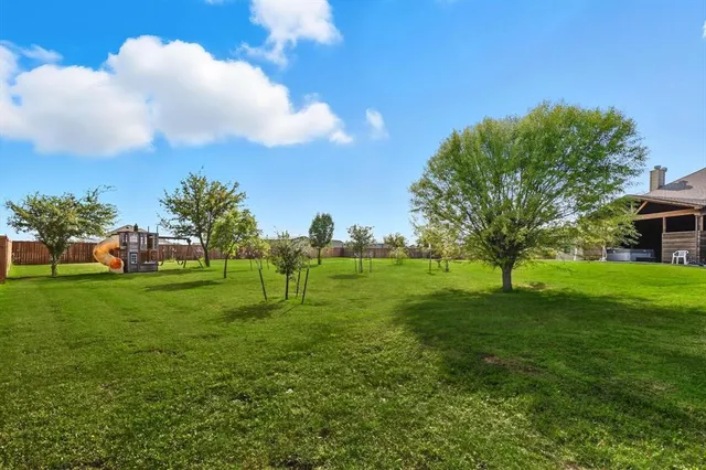 a view of a golf course