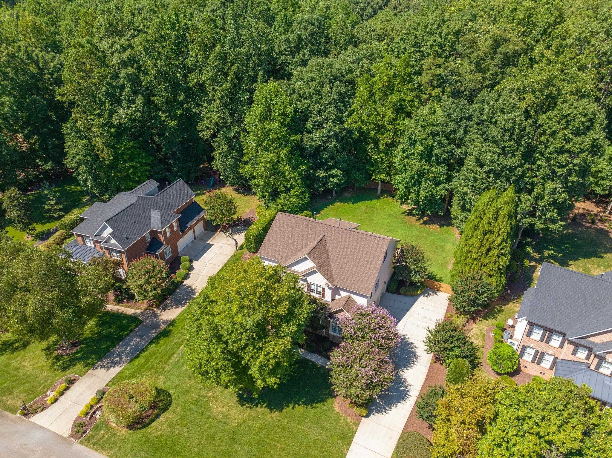 3720 Grandbridge Drive Apex, NC 27539 - Photo 73 of 81 an aerial view of a house with yard swimming pool and outdoor seating