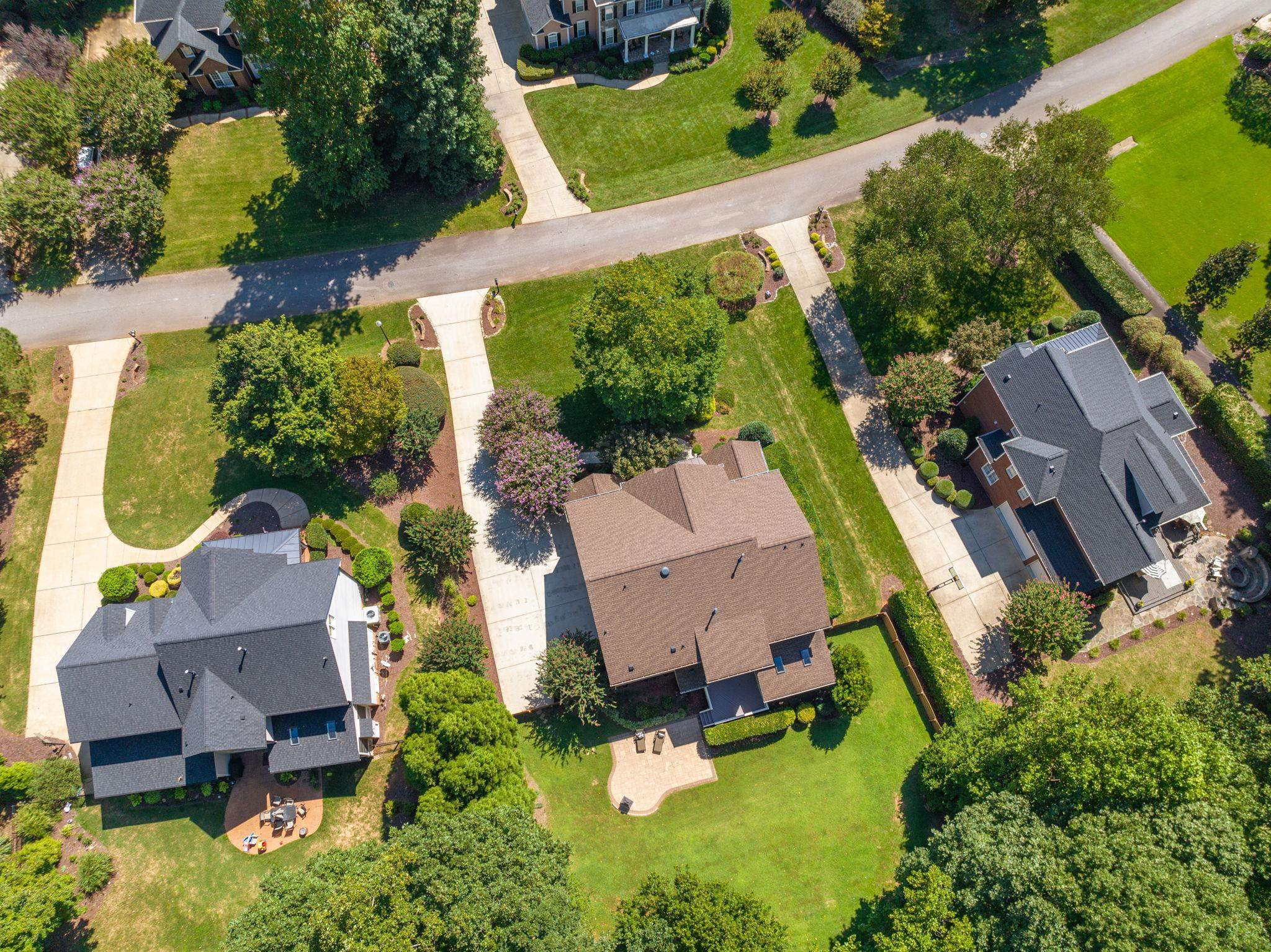 3720 Grandbridge Drive Apex, NC 27539 - Photo 80 of 81 an aerial view of a house with a garden