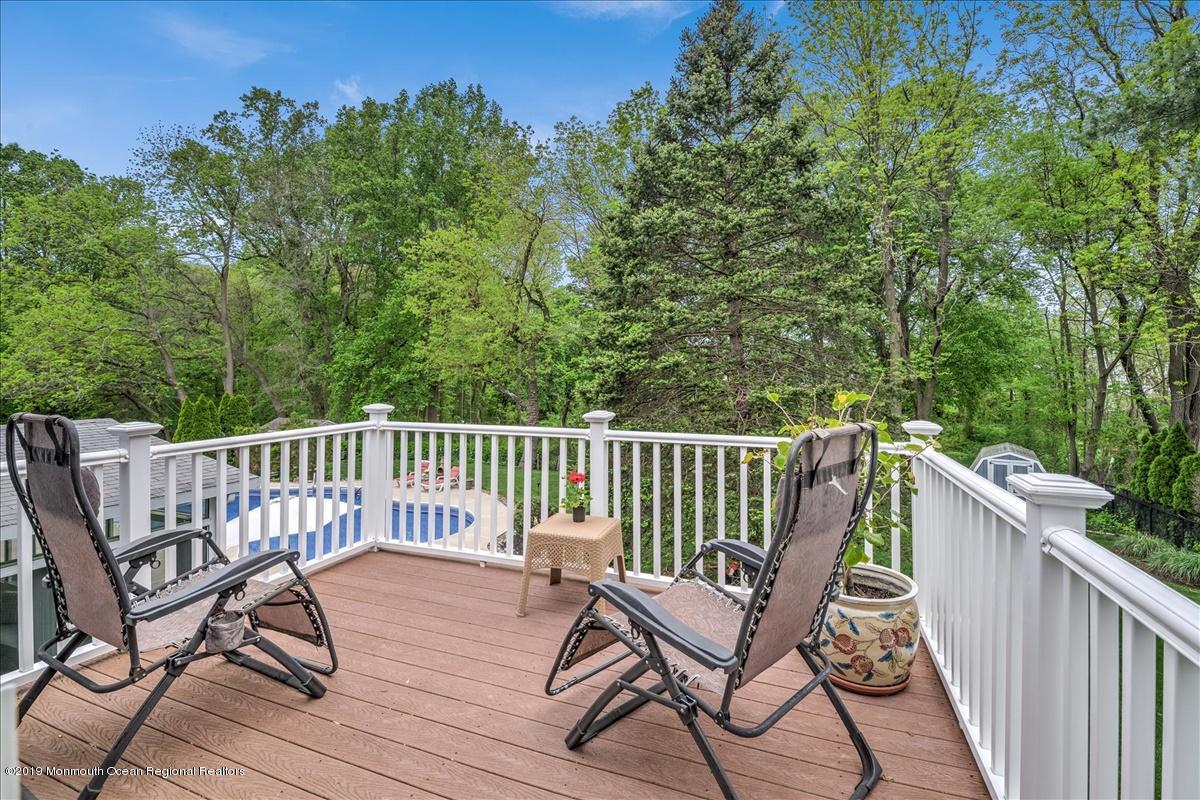 140 Edwards Road Freehold, NJ 07728 - Photo 22 of 37 22-MASTER BEDROOM DECK