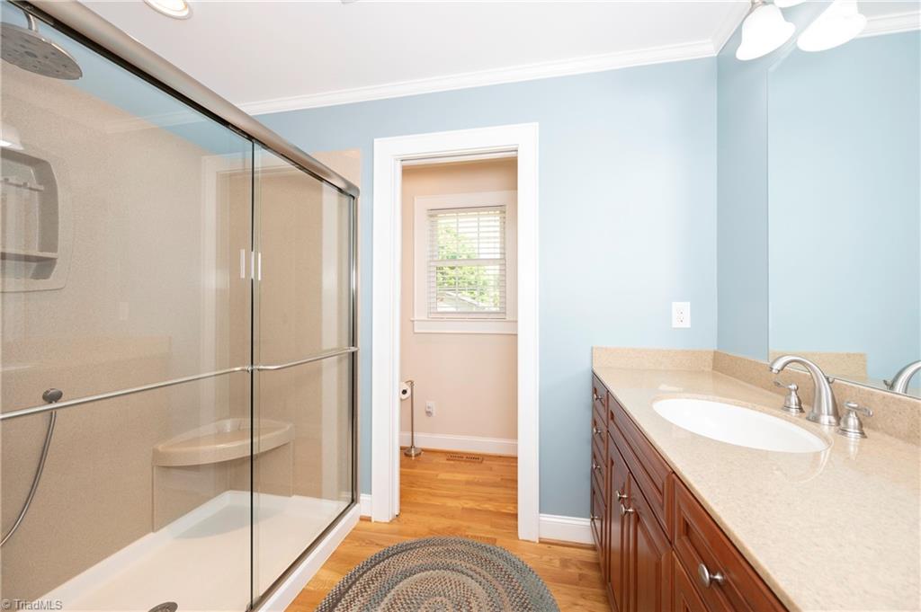 131 Parsonage Drive Advance, NC 27006 - Photo 12 of 41 Primary Bath w/Walk In Shower