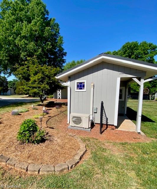 131 Parsonage Drive Advance, NC 27006 - Photo 22 of 41 Outdoor Room (Heated and Cooled with Mini Split)