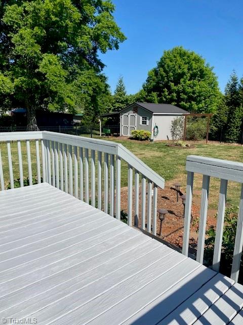 131 Parsonage Drive Advance, NC 27006 - Photo 24 of 41 Deck off back of house