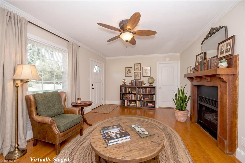 131 Parsonage Drive Advance, NC 27006 - Photo 6 of 41 Living Room w/Gas Fireplace