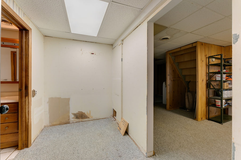 100 Nichols Ridge Road Seaman, OH 45679 - Photo 33 of 43 This spacious basement offers versatile space, ready for your creative vision and personal touches.