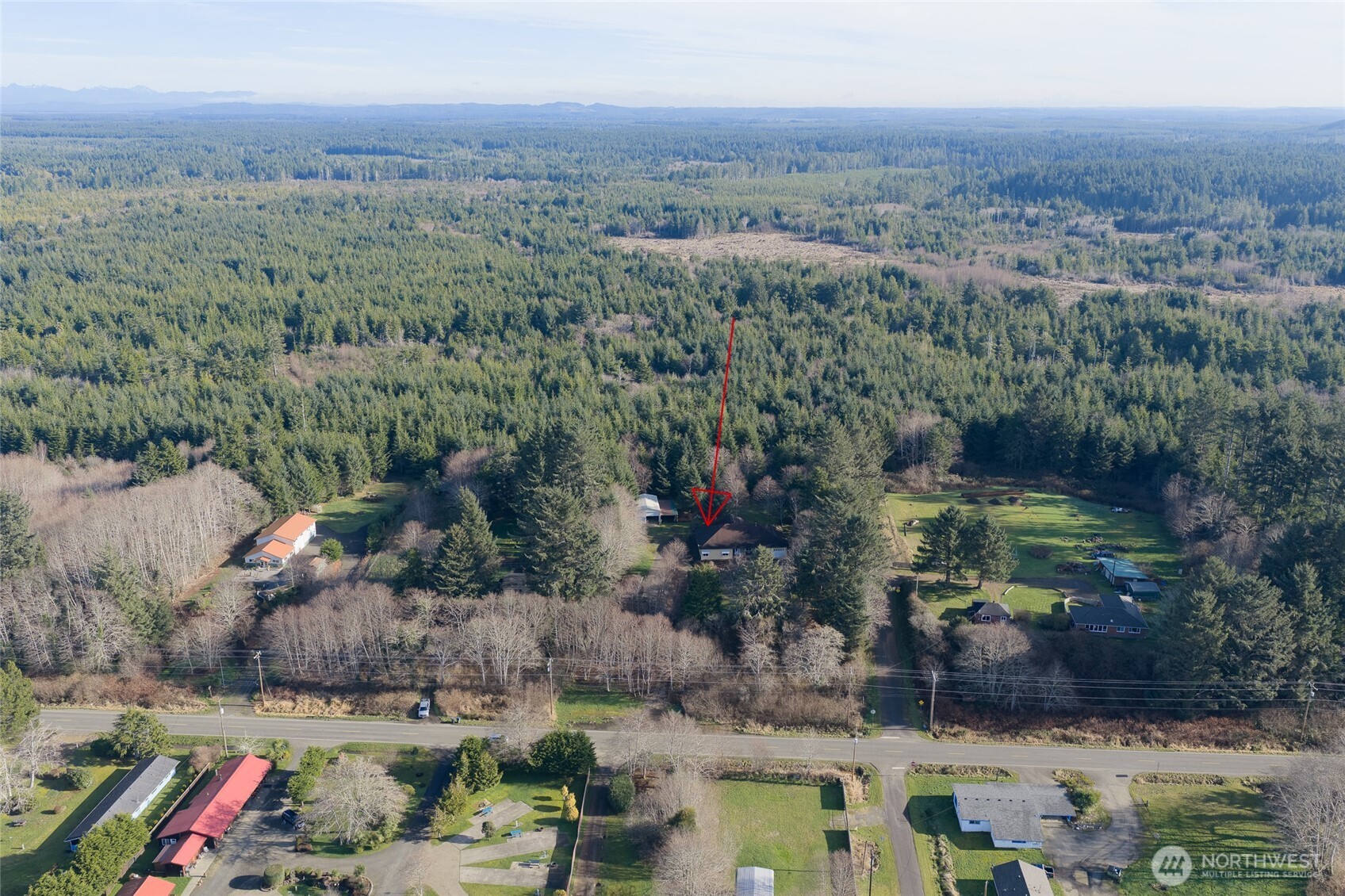 2695 State Route 109 Copalis Beach, WA 98535 - Photo 38 of 40 an aerial view of multiple house