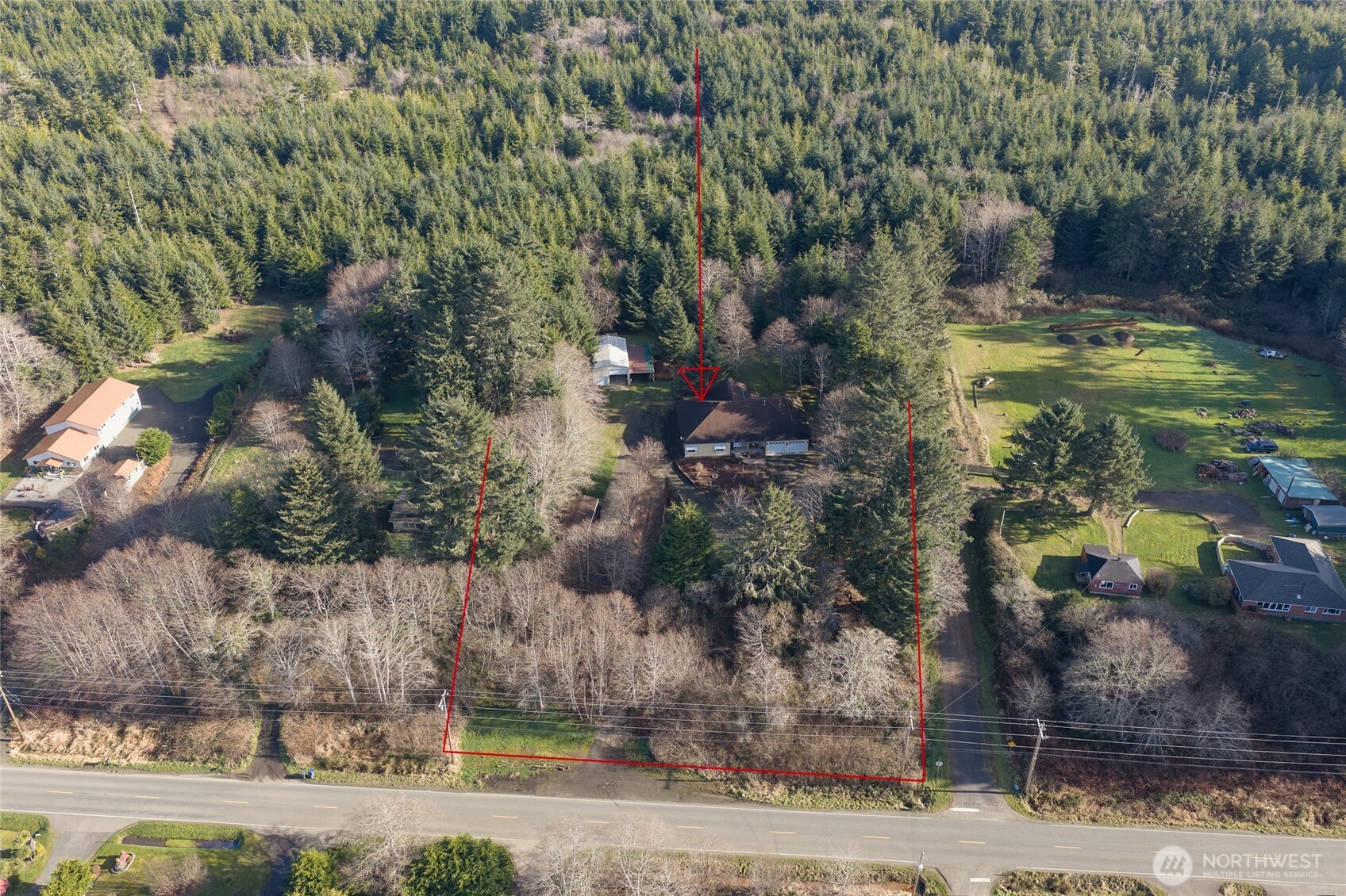 2695 State Route 109 Copalis Beach, WA 98535 - Photo 40 of 40 a view of a yard