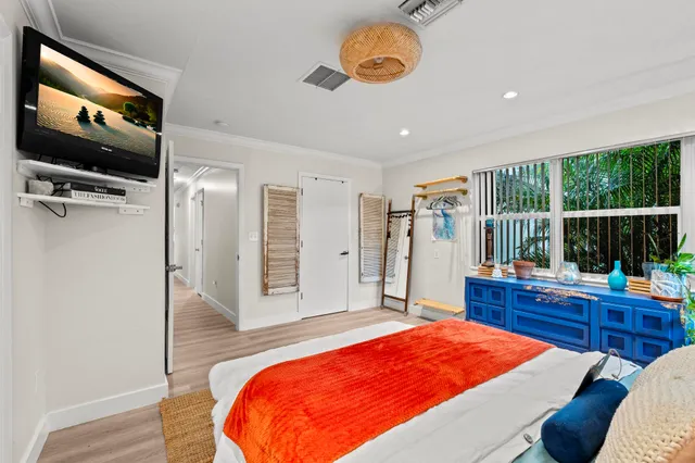 a view of a living room and dining room