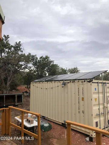 a view of lake with green space