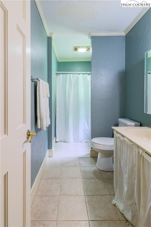 5033 Junaluska Road Boone, NC 28607 - Photo 13 of 34 a bathroom with a granite countertop shower and a toilet