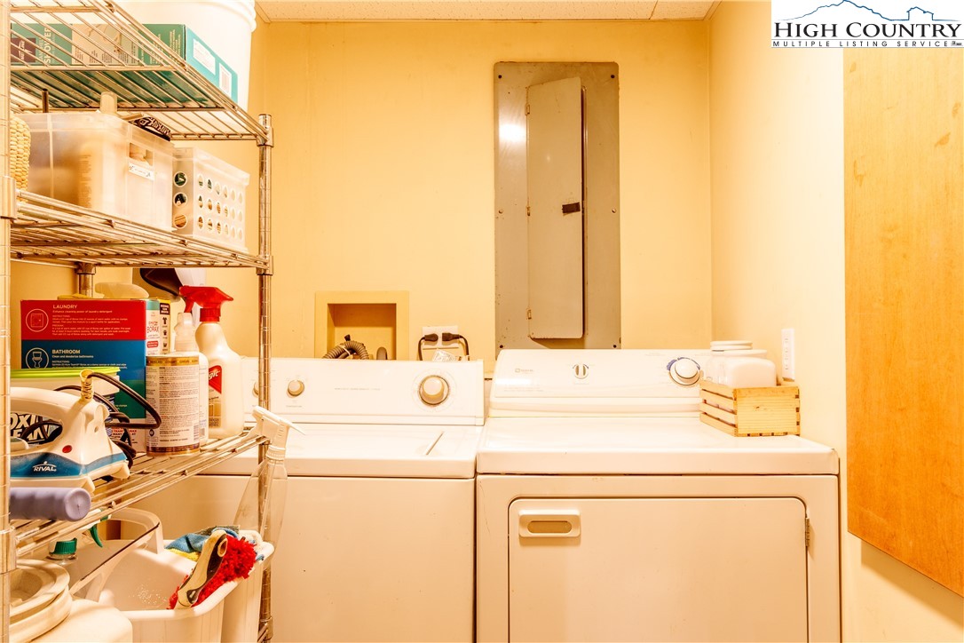 5033 Junaluska Road Boone, NC 28607 - Photo 23 of 34 a bathroom with a sink and a mirror