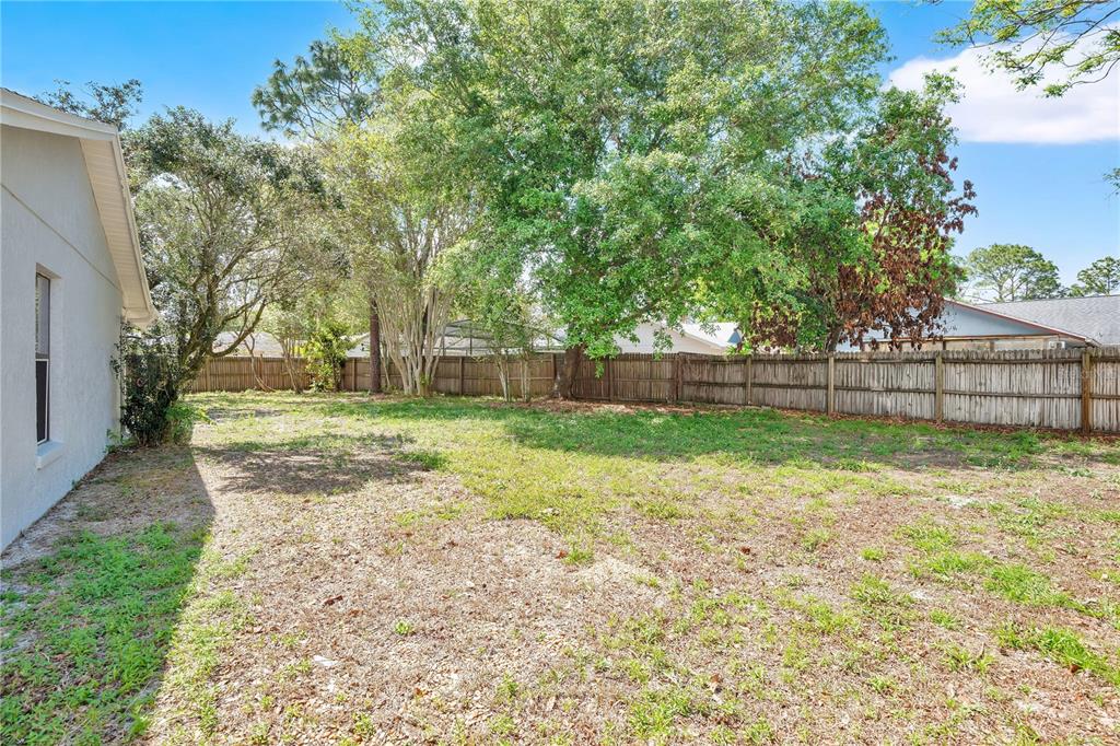 1050 Dishman Loop Oviedo, FL 32765 - Photo 25 of 32 a view of a yard with wooden fence