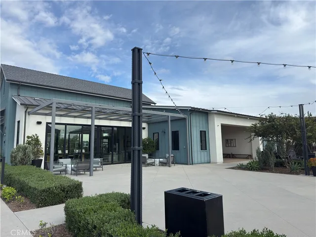 a view of a building with a porch