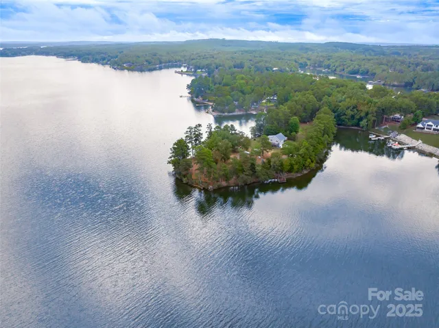 a big yard with trees