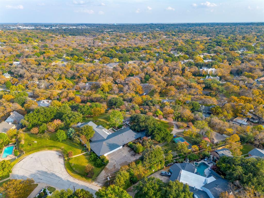 4301 Briarhaven Road Fort Worth, TX 76109 - Photo 38 of 40 an aerial view of residential houses with outdoor space and trees