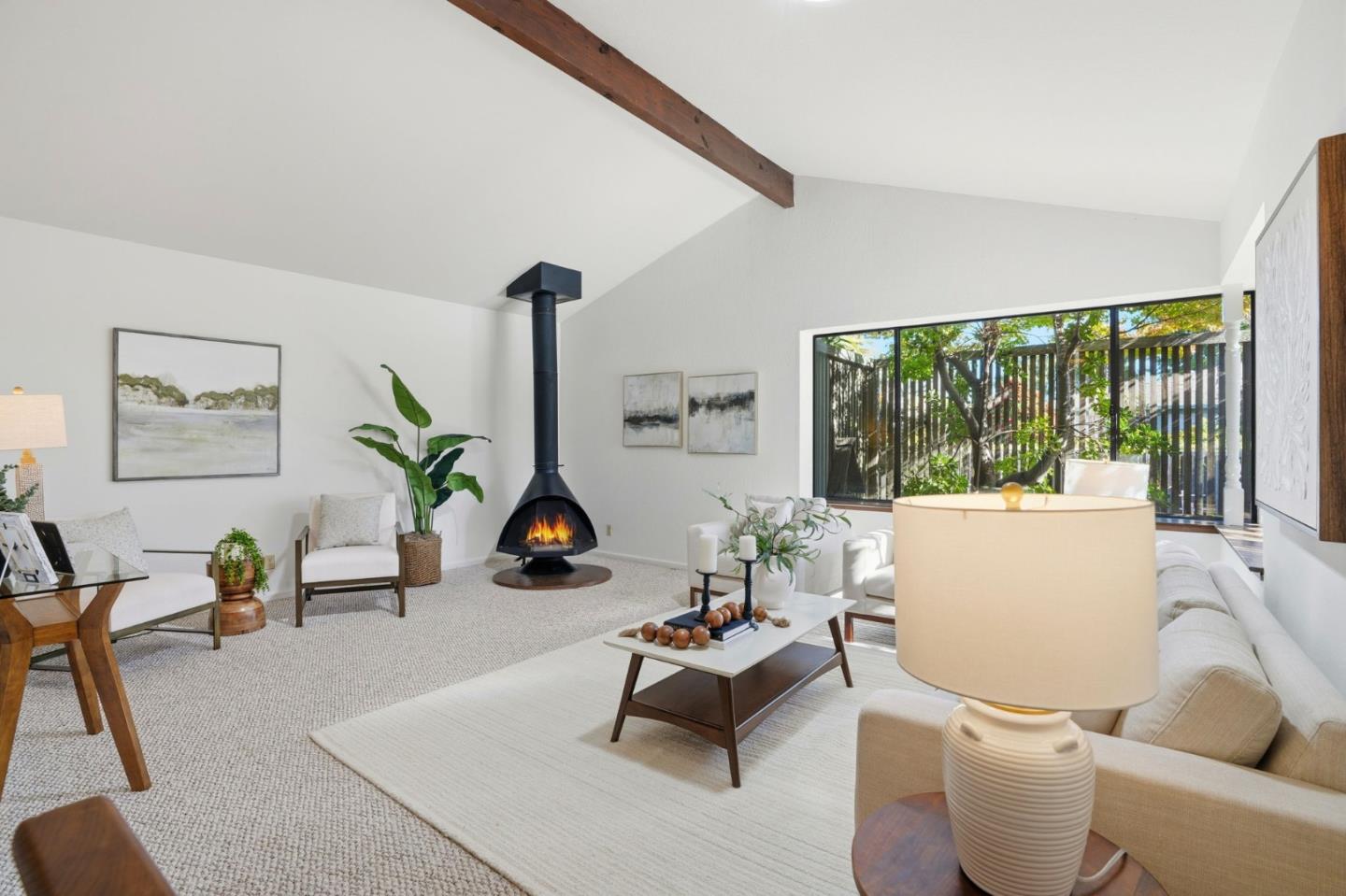 1190 Flying Fish Street Foster City, CA 94404 - Photo 19 of 45 a living room with furniture and a large window