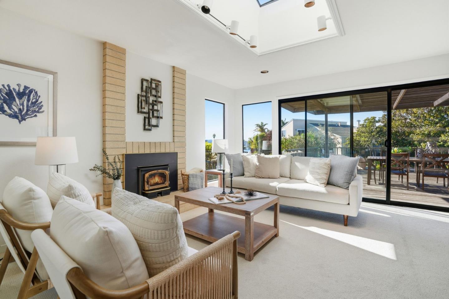 1190 Flying Fish Street Foster City, CA 94404 - Photo 8 of 45 a living room with furniture large window and a fireplace