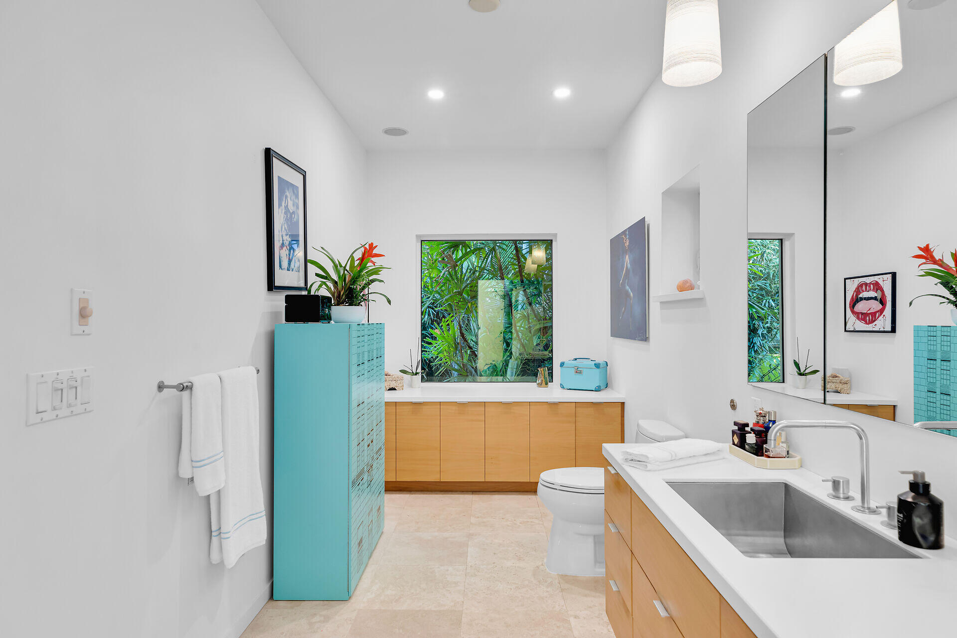 1501 Georgia Street Key West, FL 33040 - Photo 17 of 50 a bathroom with a tub sink and mirror