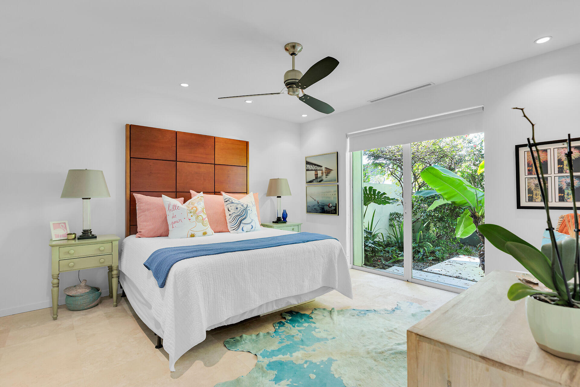 1501 Georgia Street Key West, FL 33040 - Photo 40 of 50 a bedroom with bed and large windows