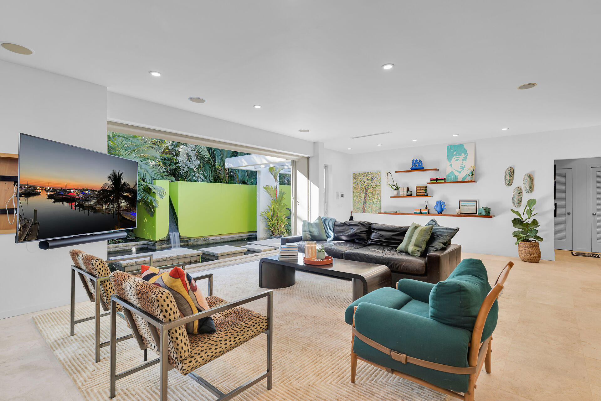 1501 Georgia Street Key West, FL 33040 - Photo 9 of 50 a living room with furniture and a flat screen tv