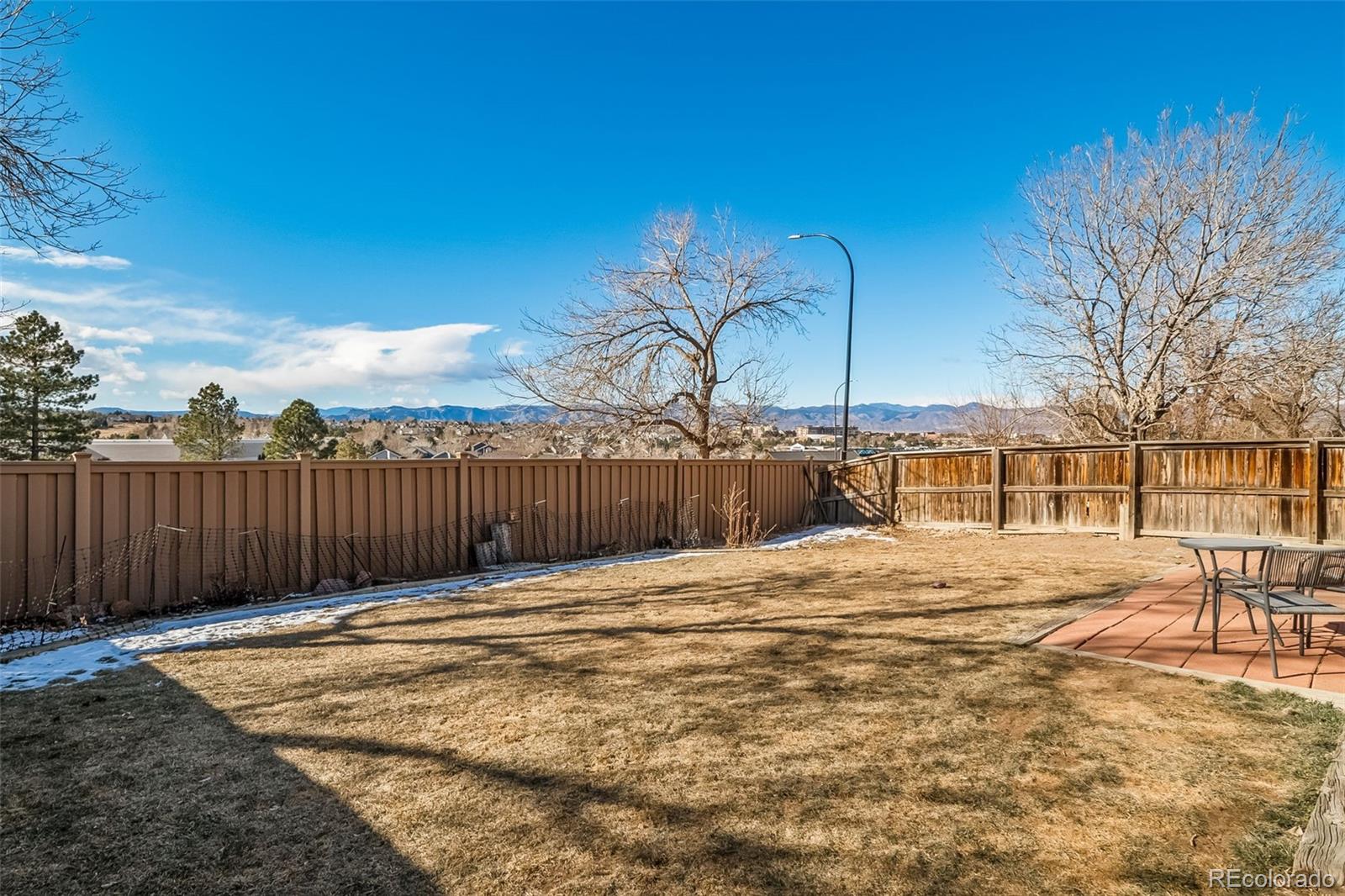 9240 Stargrass Circle Highlands Ranch, CO 80126 - Photo 46 of 46 a view of backyard with wooden fence