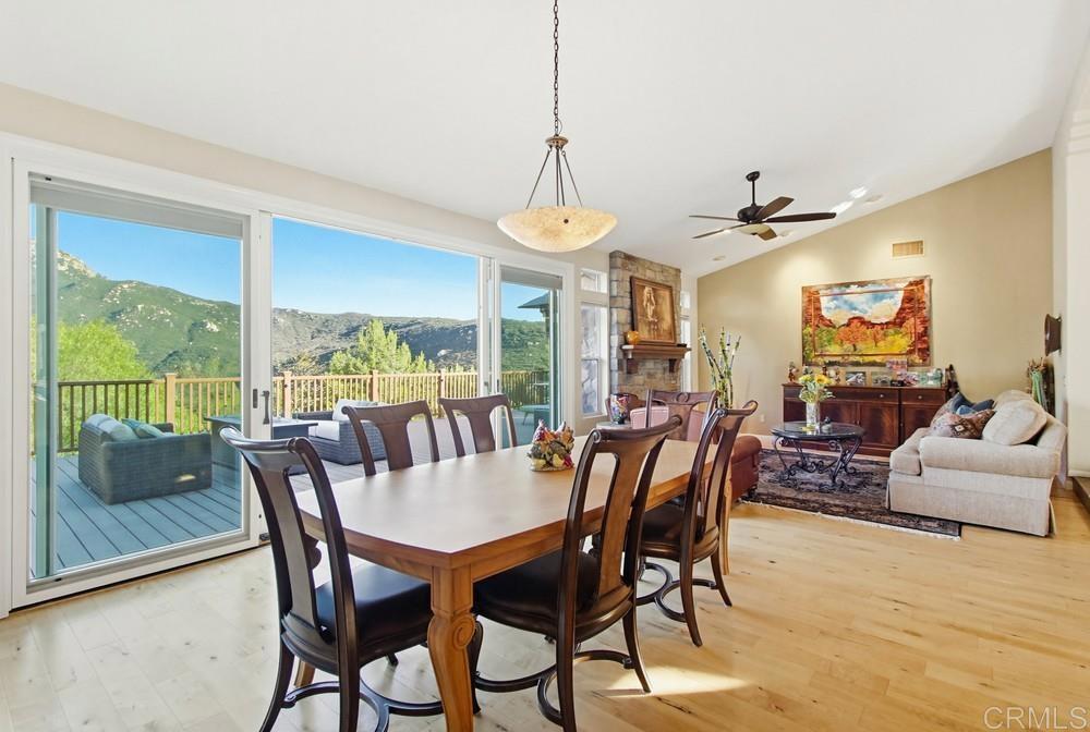 3930 Via Palo Verde Lago Alpine, CA 91901 - Photo 24 of 75 a view of a dining room with furniture window and outside view