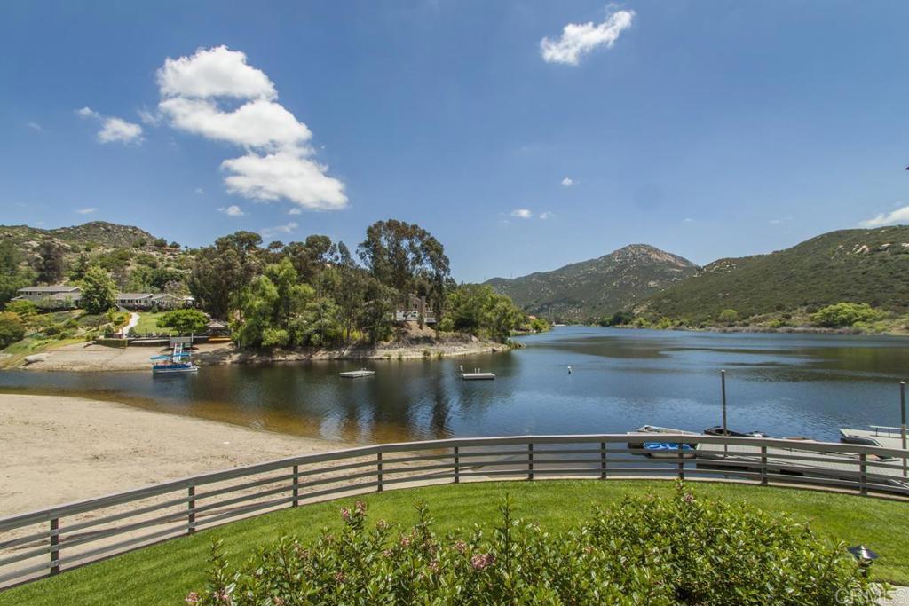 3930 Via Palo Verde Lago Alpine, CA 91901 - Photo 73 of 75 an aerial view of a house with a lake view
