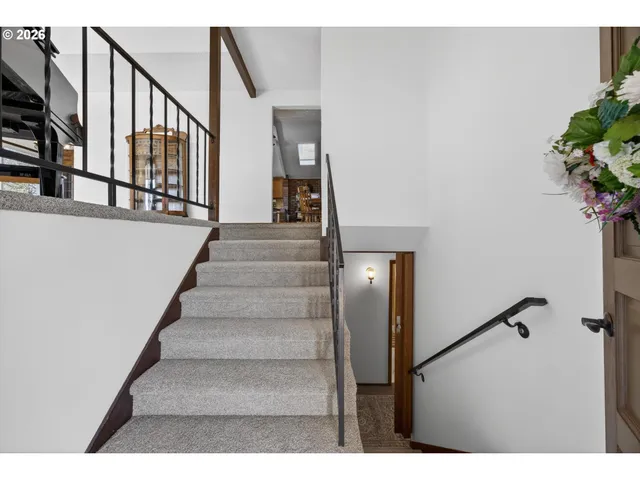 a view of entryway and hall