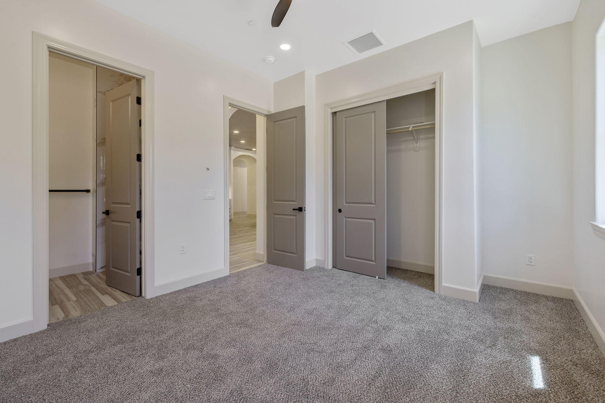 503 East Palm Street Exeter, CA 93221 - Photo 45 of 92 an empty room with closet and a bathroom