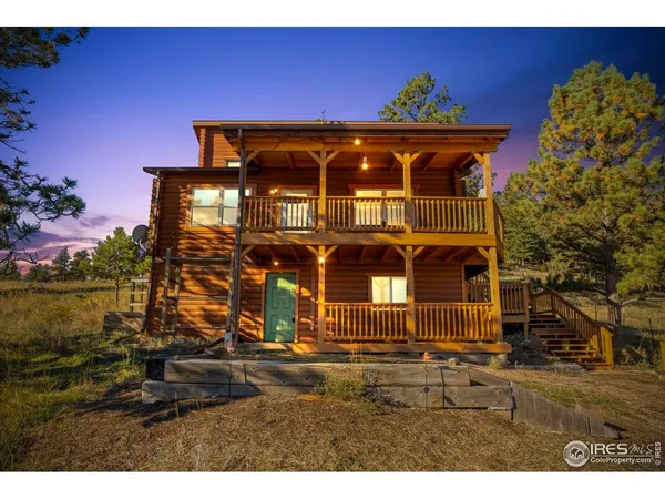 a view of a house with a porch