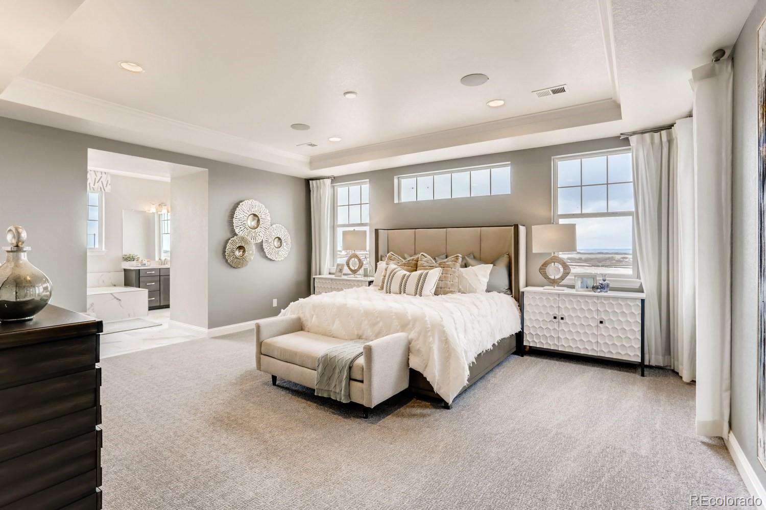 3008 Blithe Point Castle Rock, CO 80108 - Photo 13 of 29 a bedroom with a bed and a window
