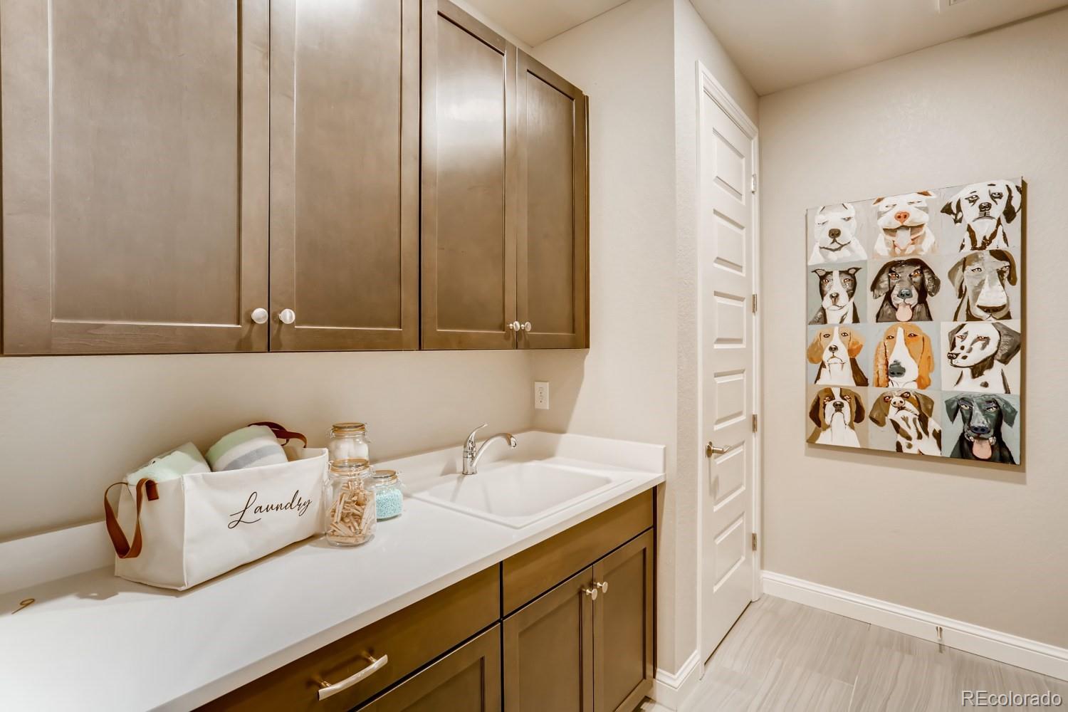 3008 Blithe Point Castle Rock, CO 80108 - Photo 23 of 29 a bathroom with a sink and a mirror
