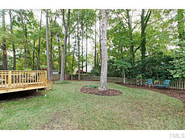 2008 Port Royal Road Raleigh, NC 27609 - Photo 23 of 25 Landscaped Backyard. Fenced in. Private. Lots of space!