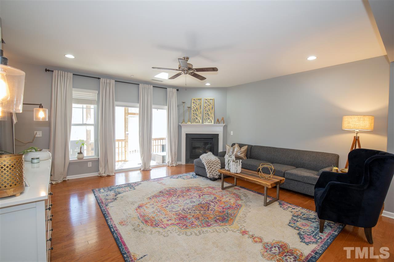 2441 Memory Ridge Drive Raleigh, NC 27606 - Photo 3 of 21 a living room with furniture and a fireplace