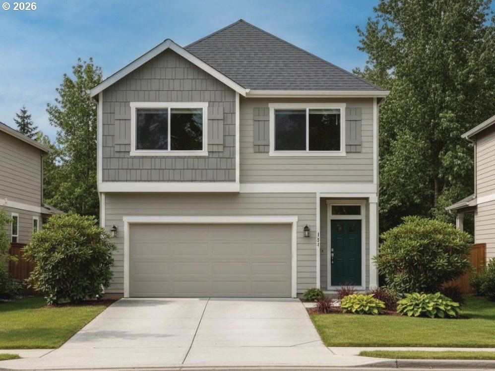 19885 Southwest Lou Lane, Unit L23 Beaverton, OR 97007 - Photo 1 of 30 a front view of house with yard