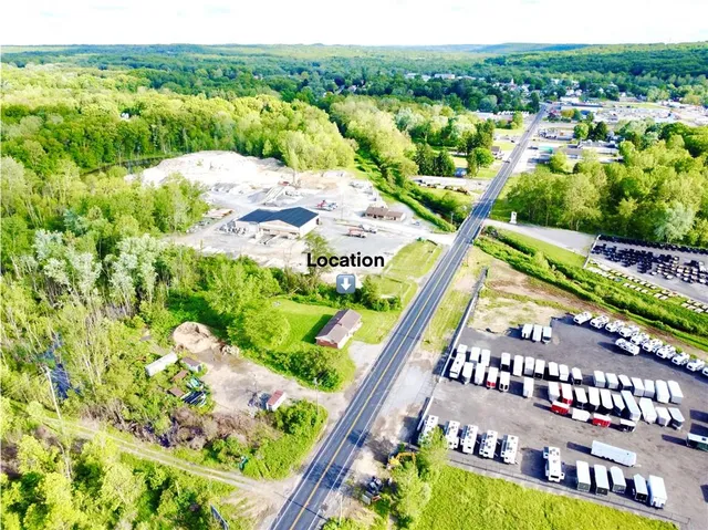 a view of city from balcony