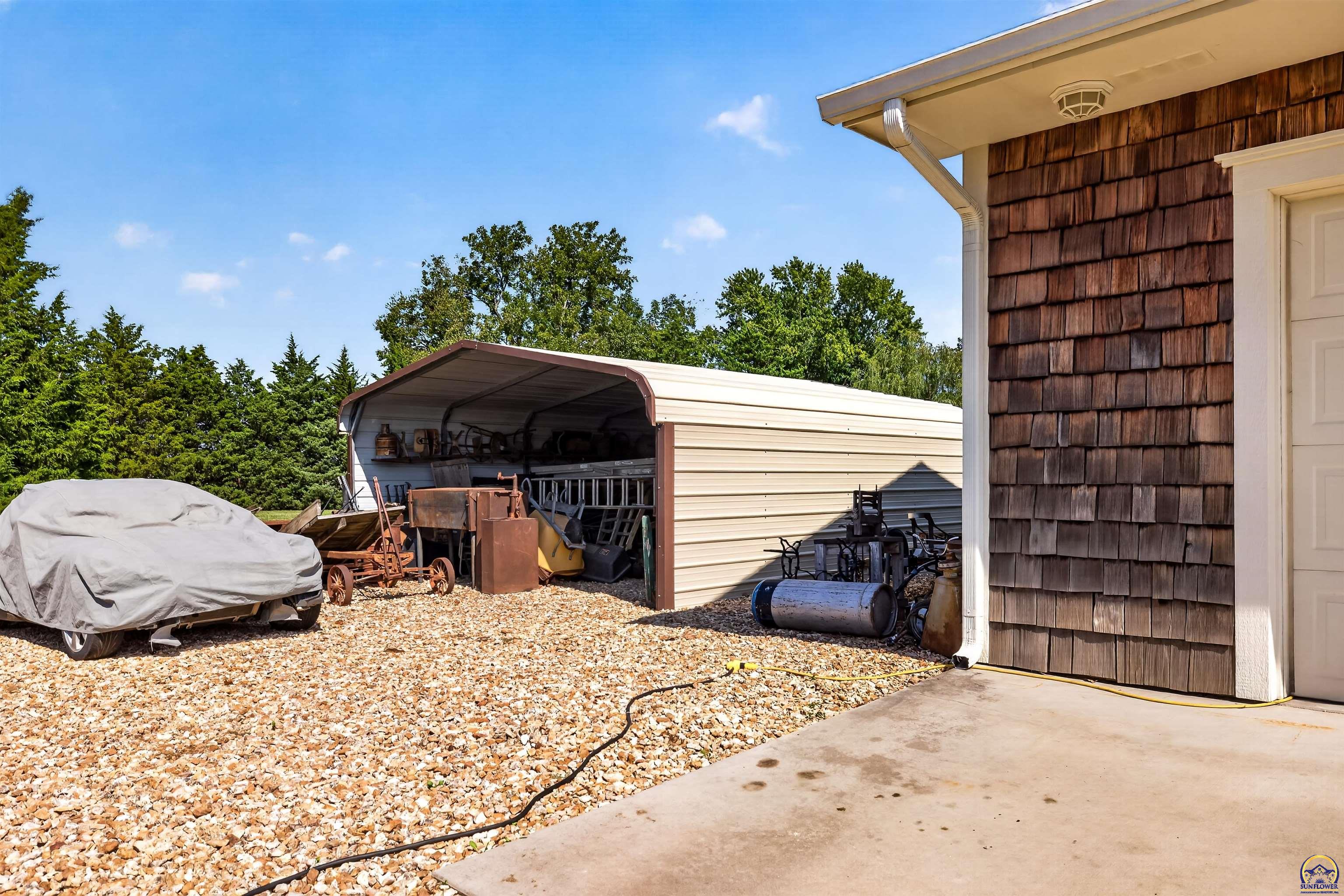 2030 Northwest Lower Silver Lake Road Topeka, KS 66618 - Photo 48 of 50 Extra Carport/Storage