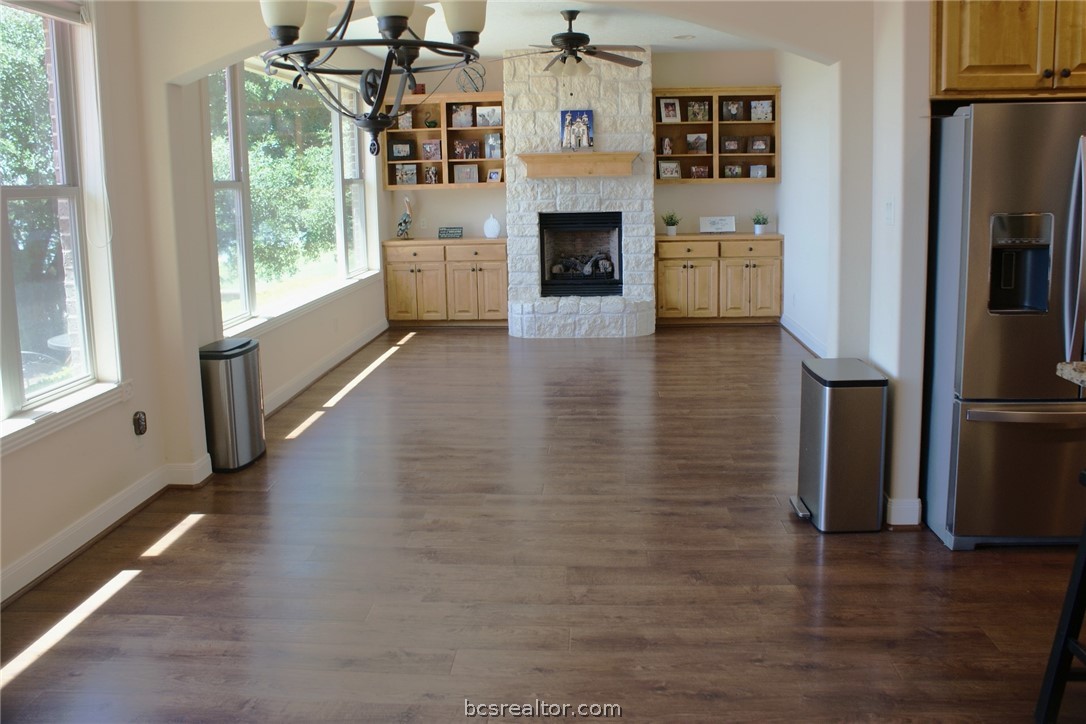 259 Memphis Bell Lane Trinity, TX 75862 - Photo 16 of 50 a view of a living room with a fireplace