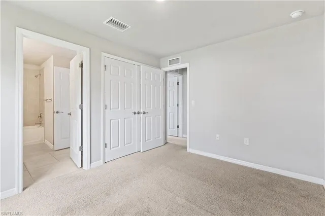 a view of an empty room