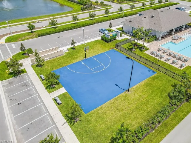 a view of a backyard with plants