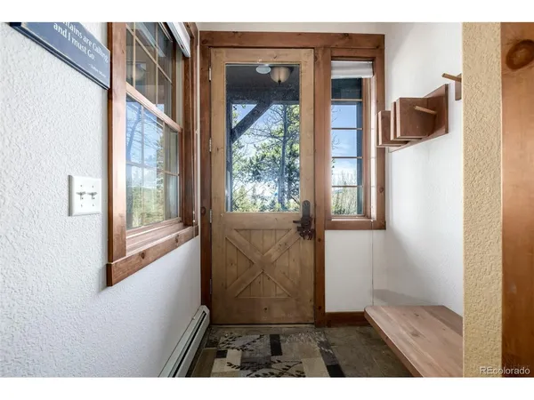 a view of front door