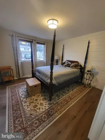 a bed room with a bed