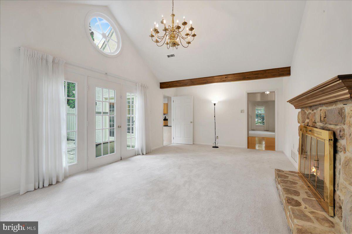 102 Quail Lane Wayne, PA 19087 - Photo 16 of 41 Cathedral ceiling in Family Room