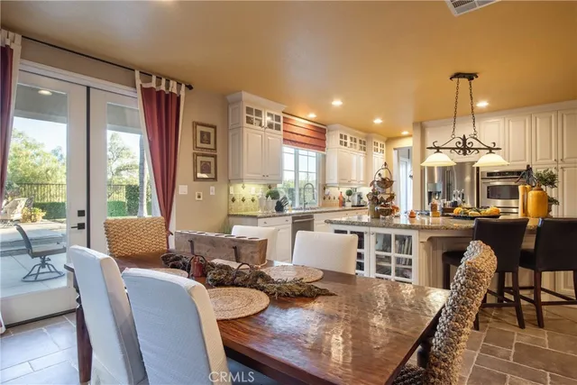a view of a hallway with a living room