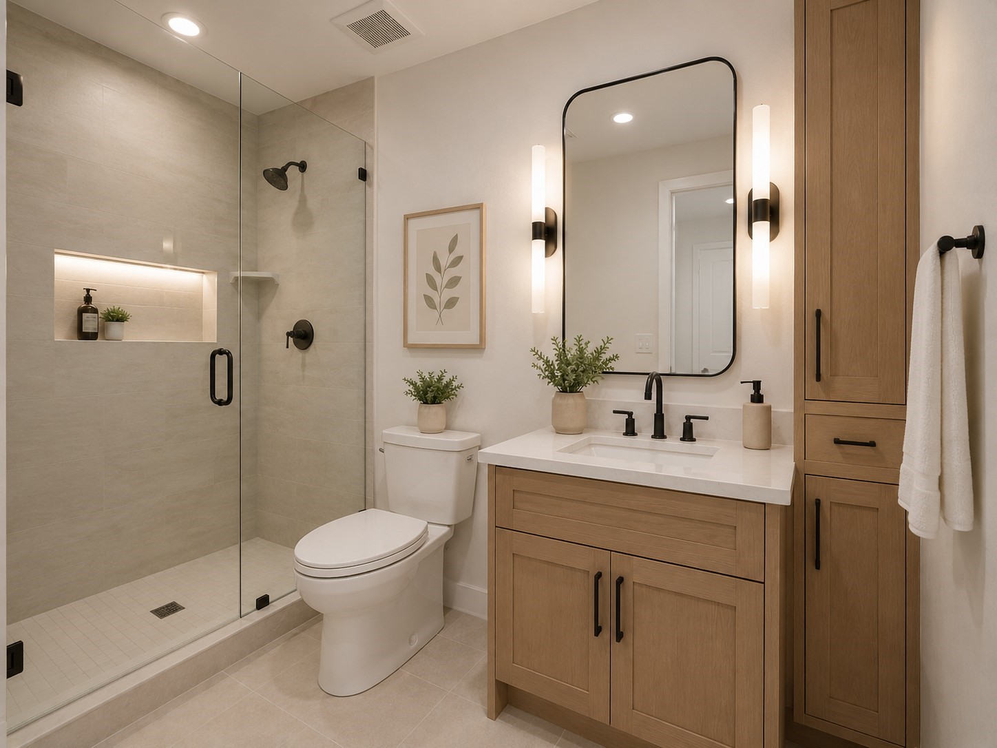 3316 Sea Marsh Road, Unit 3316 Fernandina Beach, FL 32034 - Photo 13 of 42 Virtually Staged. Updated Primary Bathroom.