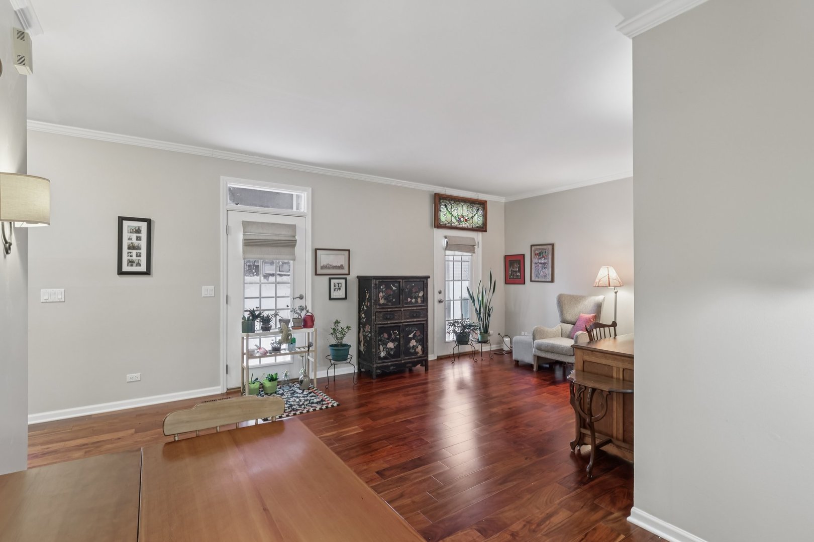 1262 Rhodes Lane Naperville, IL 60540 - Photo 9 of 23 a living room with furniture and a fireplace