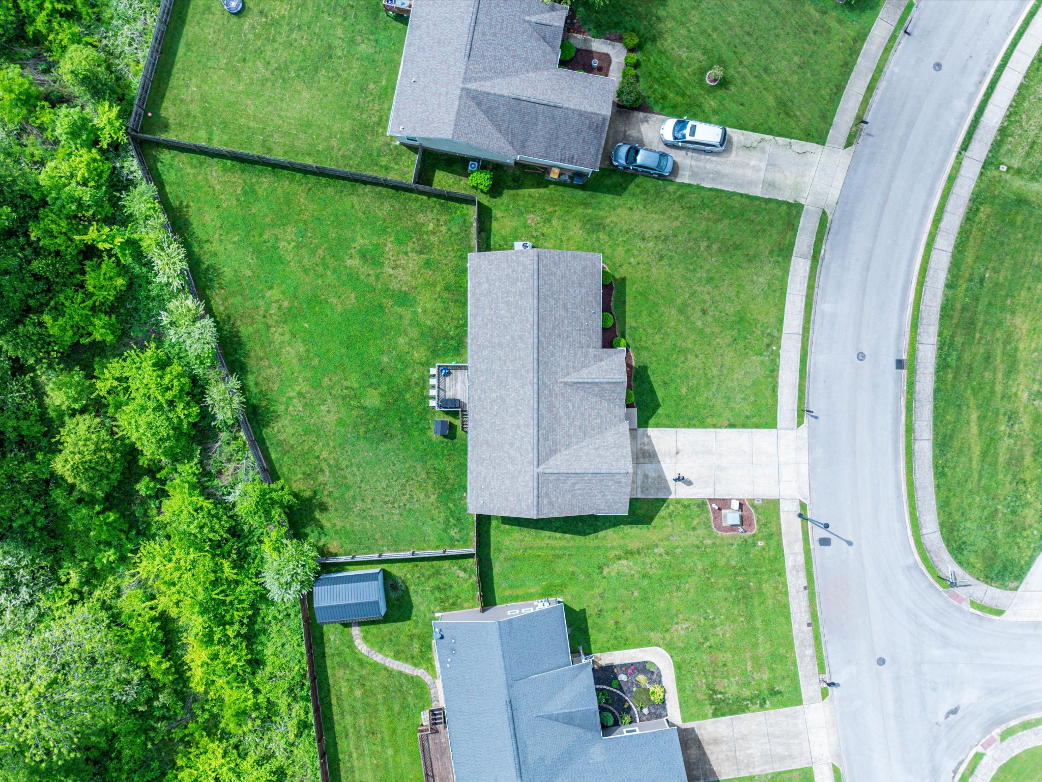 1150 Wrights Mill Road Spring Hill, TN 37174 - Photo 33 of 34 an aerial view of a house with garden space and street view